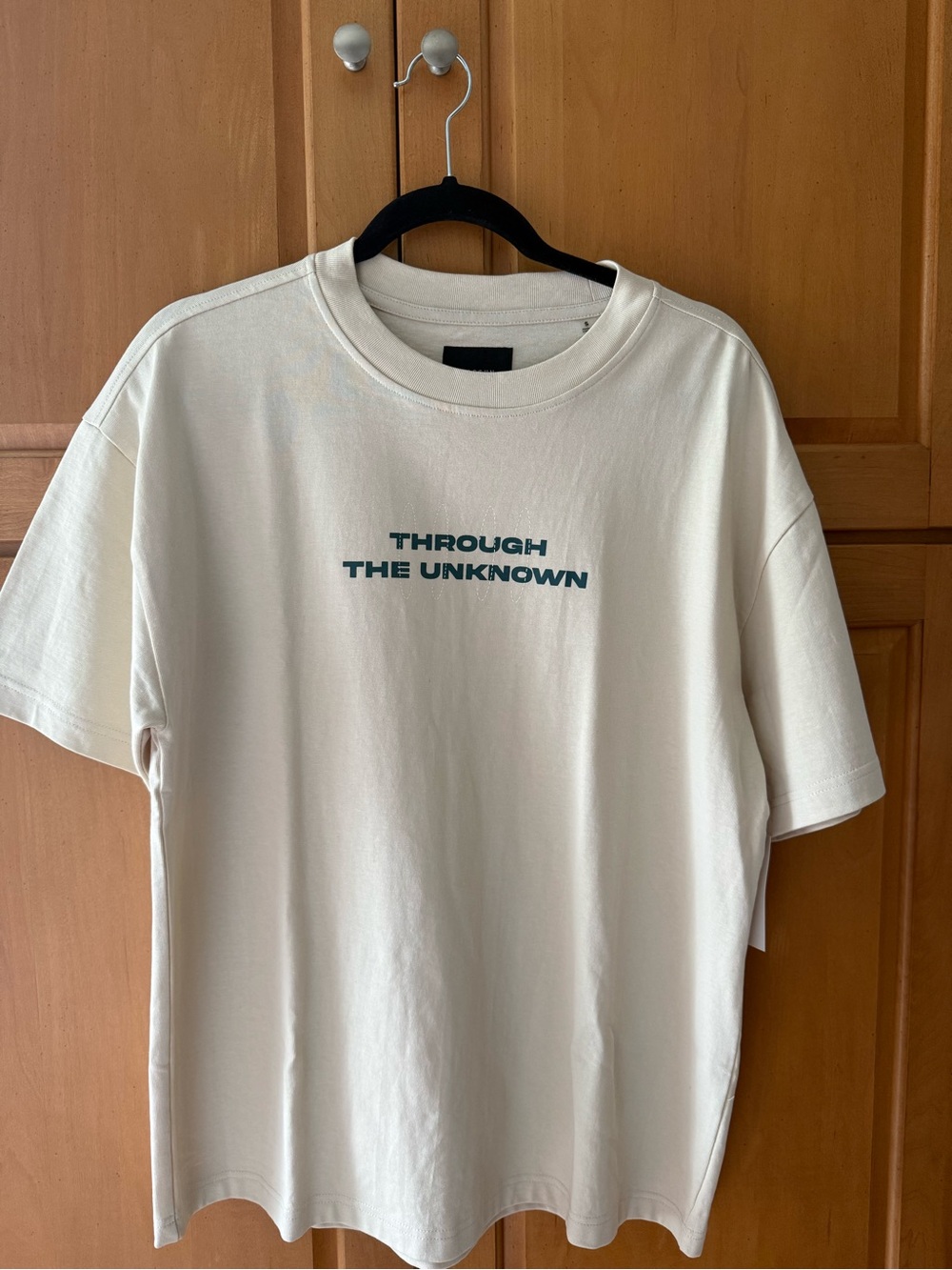 Pacsun Through The Unknown Cream Graphic Tee Small NWT